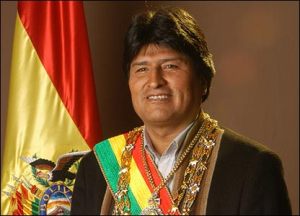 evo morales president of bolivia