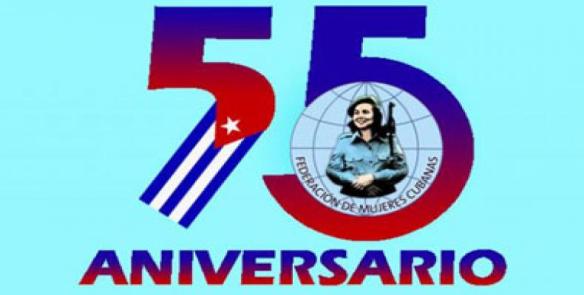 55 anniversary of the cuban federation of women